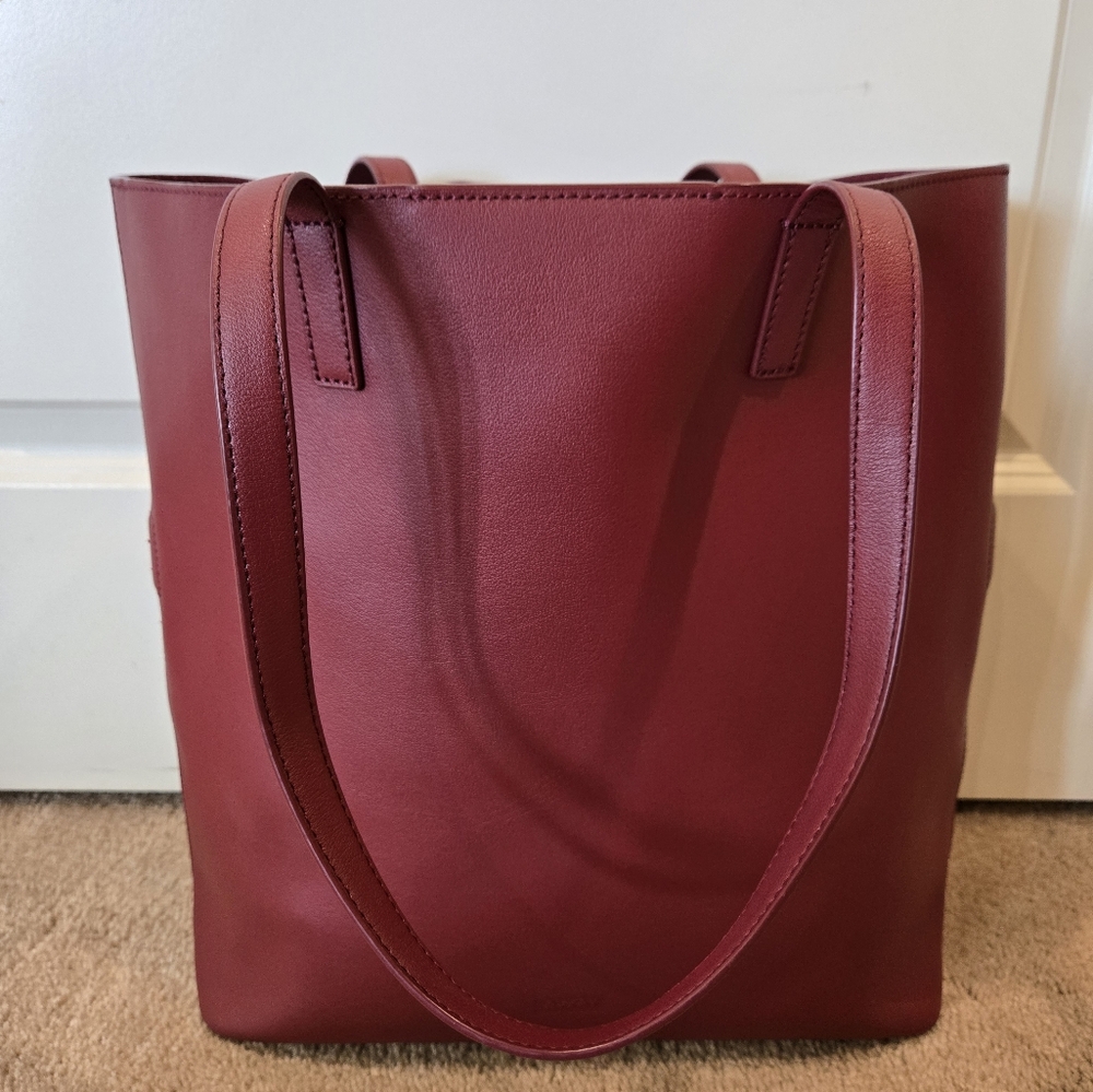 Away Red Maroon Burgundy Wine Longitude Travel Tote Bag Leather Suitcase Luggage